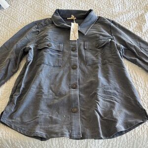 Mystree Charcoal Shirt Jacket